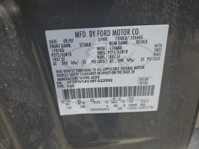 Photo 11 VIN: 1FTPW14V38FA22592 - FORD F-150 