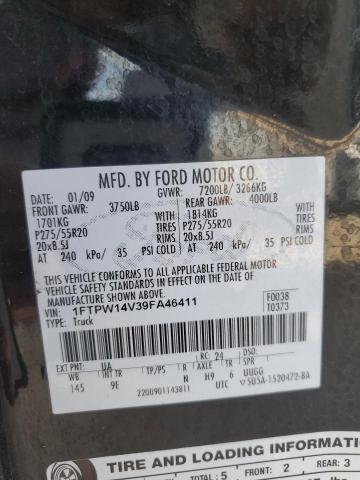 Photo 12 VIN: 1FTPW14V39FA46411 - FORD F150 SUPER 