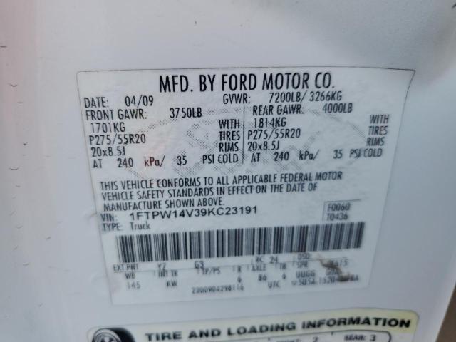 Photo 11 VIN: 1FTPW14V39KC23191 - FORD F150 SUPER 