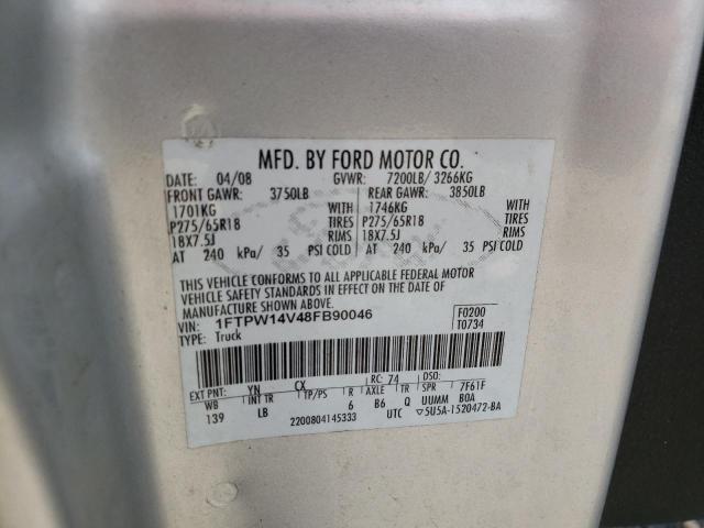 Photo 11 VIN: 1FTPW14V48FB90046 - FORD F-150 