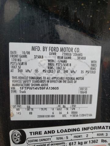 Photo 11 VIN: 1FTPW14V59FA13605 - FORD F-150 