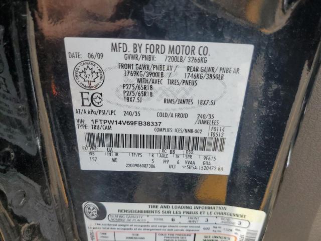 Photo 11 VIN: 1FTPW14V69FB38337 - FORD F-150 