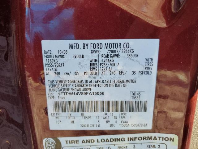 Photo 11 VIN: 1FTPW14V89FA15056 - FORD F-150 