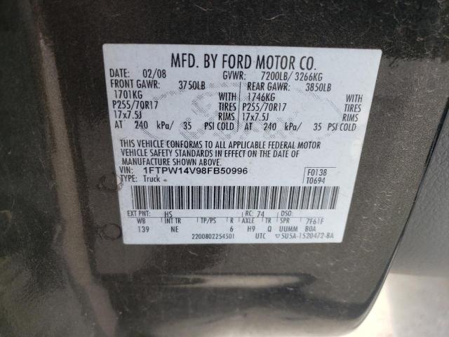 Photo 11 VIN: 1FTPW14V98FB50996 - FORD F-150 