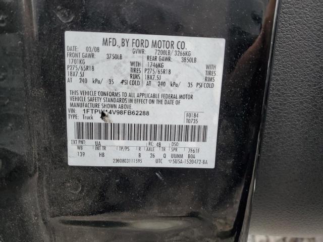 Photo 11 VIN: 1FTPW14V98FB62288 - FORD F150 SUPER 