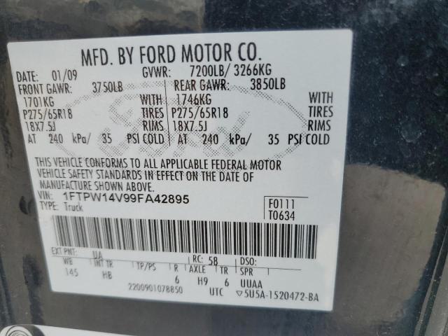 Photo 11 VIN: 1FTPW14V99FA42895 - FORD F150 SUPER 