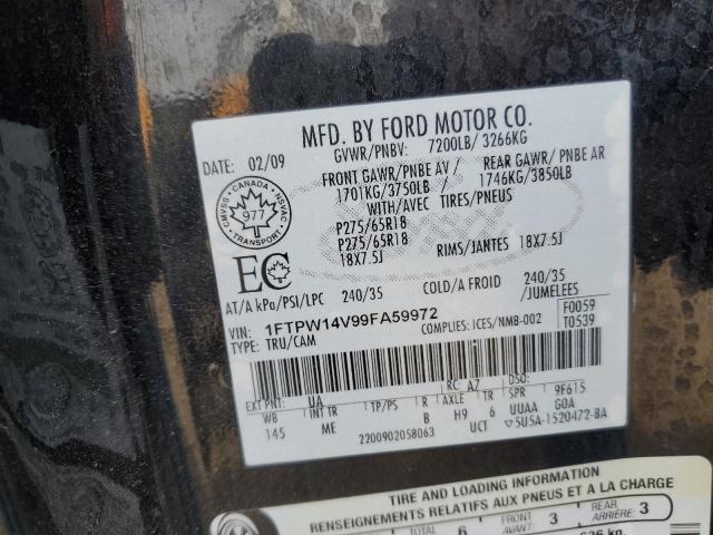 Photo 11 VIN: 1FTPW14V99FA59972 - FORD F150 SUPER 