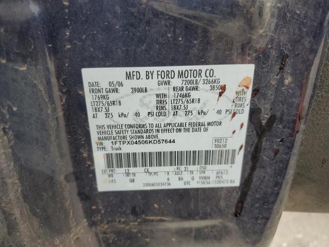 Photo 11 VIN: 1FTPX04506KD57644 - FORD F150 