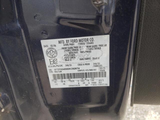 Photo 11 VIN: 1FTPX04566KC82674 - FORD F150 