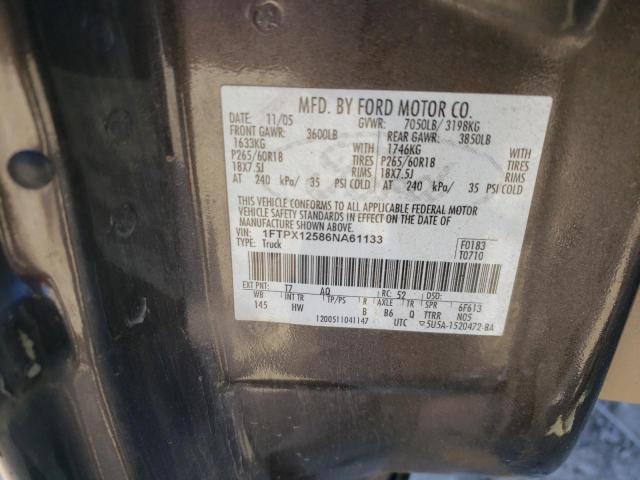 Photo 11 VIN: 1FTPX12586NA61133 - FORD F150 