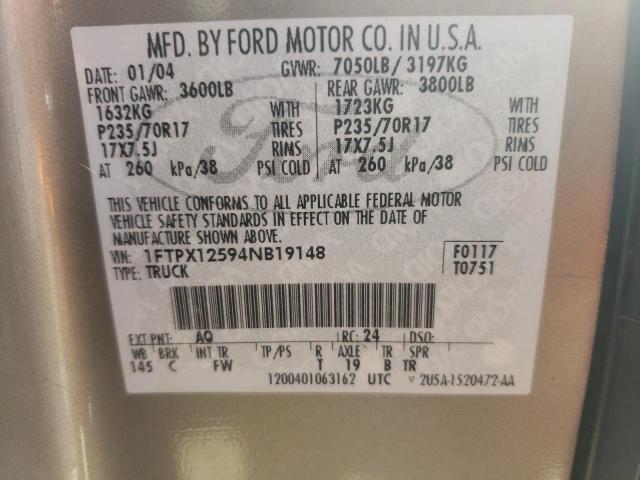 Photo 11 VIN: 1FTPX12594NB19148 - FORD ALL MODELS 