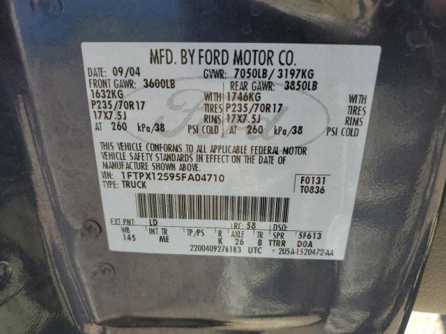 Photo 11 VIN: 1FTPX12595FA04710 - FORD F150 