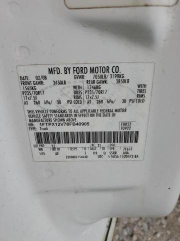 Photo 11 VIN: 1FTPX12V78FB40905 - FORD F150 