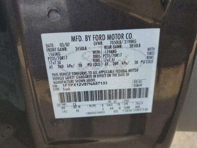 Photo 11 VIN: 1FTPX12V87NA57133 - FORD ALL MODELS 