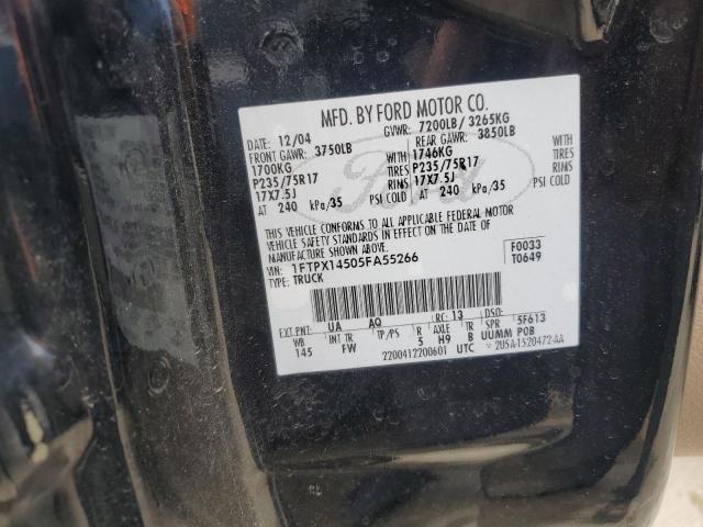 Photo 12 VIN: 1FTPX14505FA55266 - FORD F150 