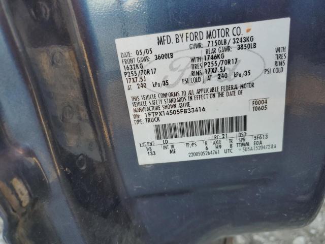 Photo 11 VIN: 1FTPX14505FB33416 - FORD F150 