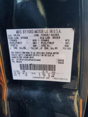 Photo 11 VIN: 1FTPX14524NA33466 - FORD F150 