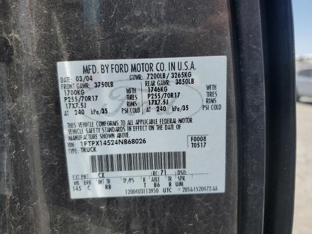 Photo 11 VIN: 1FTPX14524NB68026 - FORD F150 