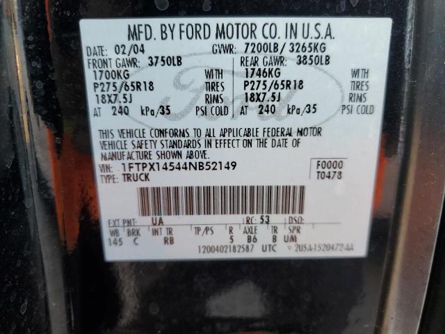 Photo 11 VIN: 1FTPX14544NB52149 - FORD F150 