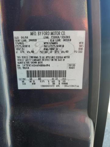 Photo 11 VIN: 1FTPX14544NB86494 - FORD F150 