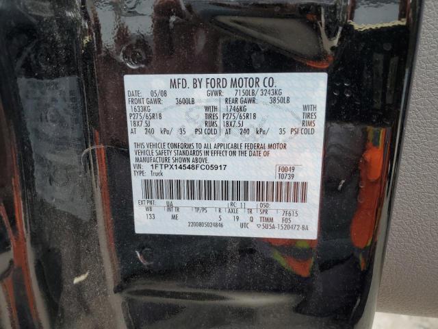 Photo 11 VIN: 1FTPX14548FC05917 - FORD F150 