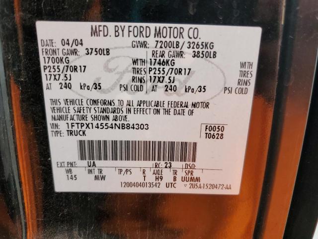 Photo 11 VIN: 1FTPX14554NB84303 - FORD F150 