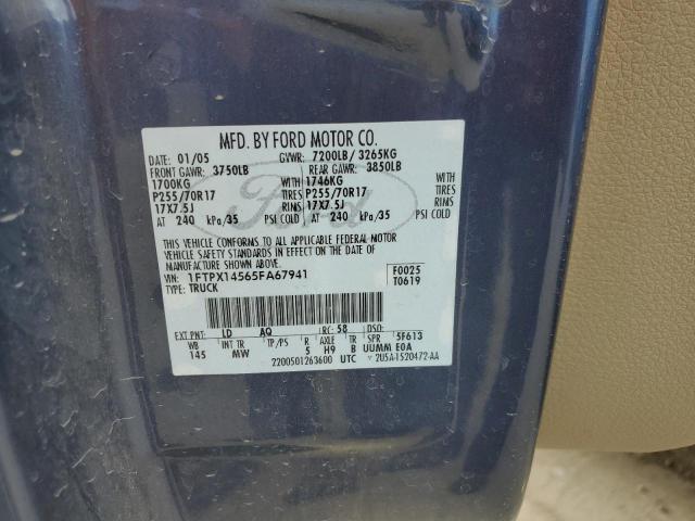 Photo 11 VIN: 1FTPX14565FA67941 - FORD F150 