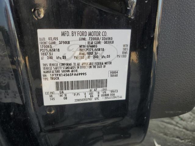 Photo 12 VIN: 1FTPX14565FA69995 - FORD F150 