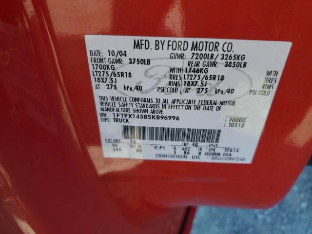 Photo 11 VIN: 1FTPX14585KB96996 - FORD F150 