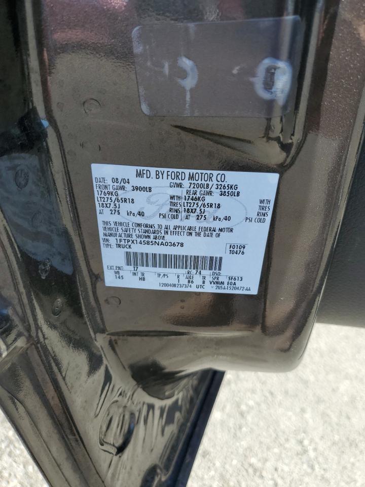 Photo 11 VIN: 1FTPX14585NA03678 - FORD F-150 