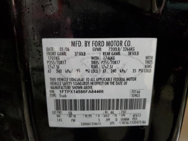 Photo 11 VIN: 1FTPX14586FA84466 - FORD F150 