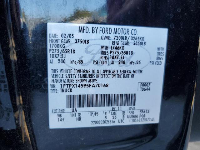 Photo 11 VIN: 1FTPX14595FA70168 - FORD F150 