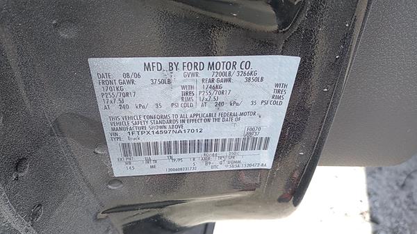 Photo 2 VIN: 1FTPX14597NA17012 - FORD F 150 