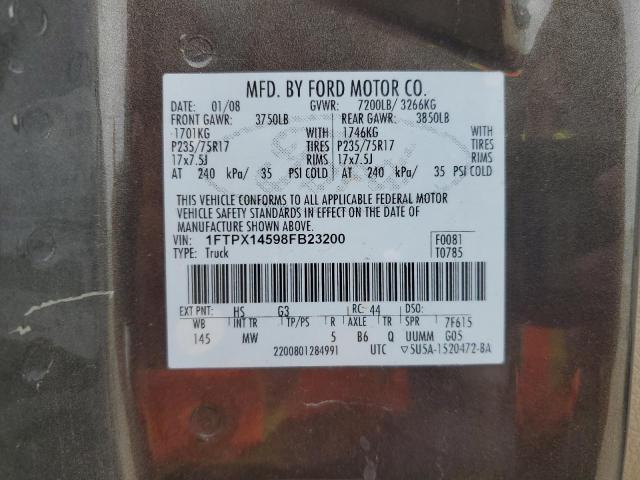 Photo 11 VIN: 1FTPX14598FB23200 - FORD F150 