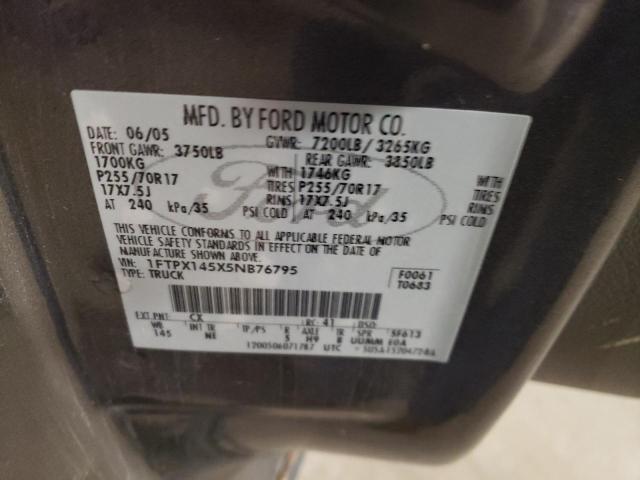 Photo 11 VIN: 1FTPX145X5NB76795 - FORD F150 