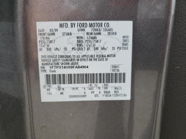 Photo 11 VIN: 1FTPX14V09FA84904 - FORD F150 SUPER 