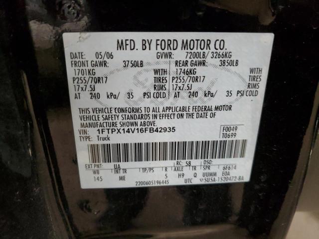 Photo 11 VIN: 1FTPX14V16FB42935 - FORD F150 