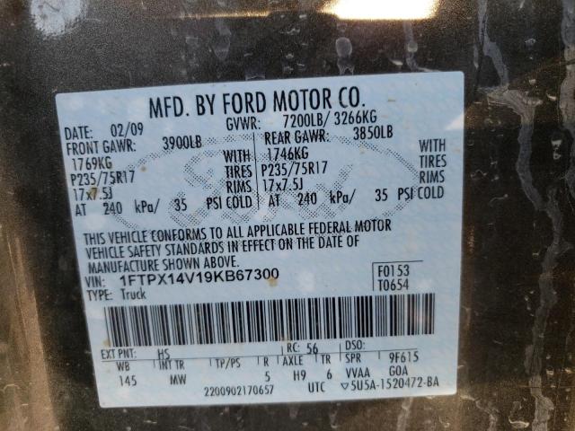 Photo 11 VIN: 1FTPX14V19KB67300 - FORD F-150 