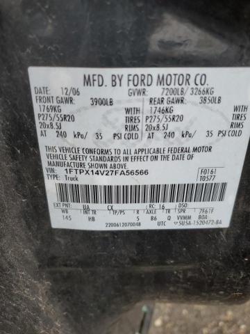 Photo 11 VIN: 1FTPX14V27FA56566 - FORD F150 