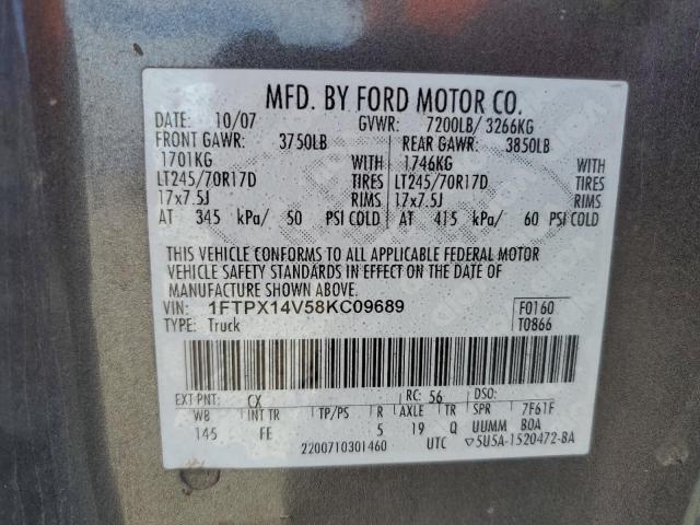 Photo 11 VIN: 1FTPX14V58KC09689 - FORD ALL MODELS 