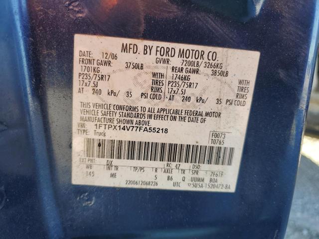 Photo 12 VIN: 1FTPX14V77FA55218 - FORD F150 