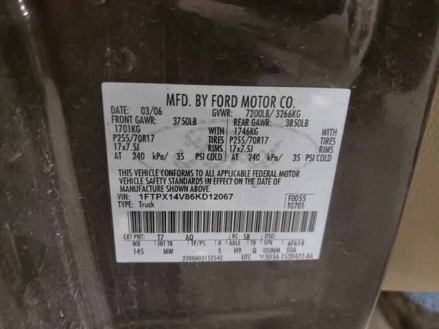 Photo 11 VIN: 1FTPX14V86KD12067 - FORD F150 