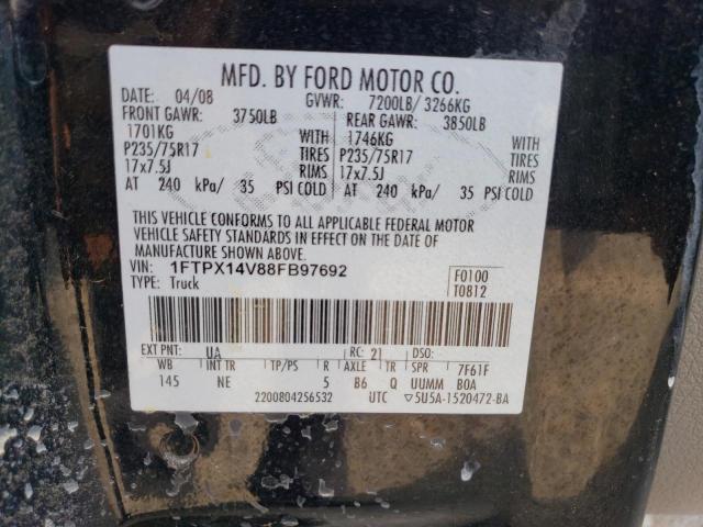 Photo 11 VIN: 1FTPX14V88FB97692 - FORD F150 