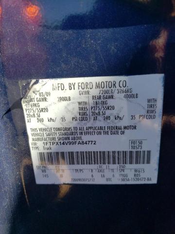 Photo 11 VIN: 1FTPX14V99FA84772 - FORD F150 SUPER 