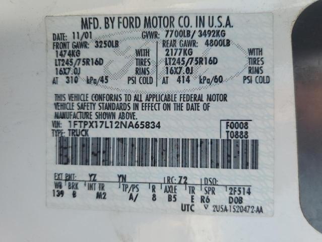 Photo 11 VIN: 1FTPX17L12NA65834 - FORD F150 