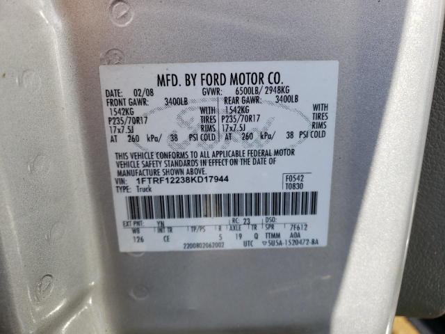 Photo 11 VIN: 1FTRF12238KD17944 - FORD F150 