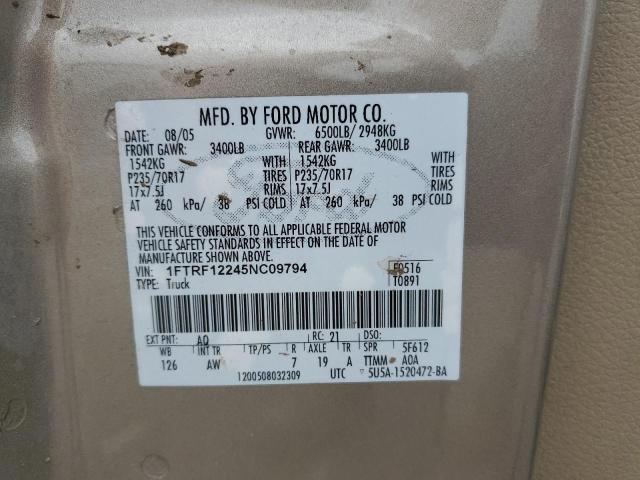 Photo 11 VIN: 1FTRF12245NC09794 - FORD F150 