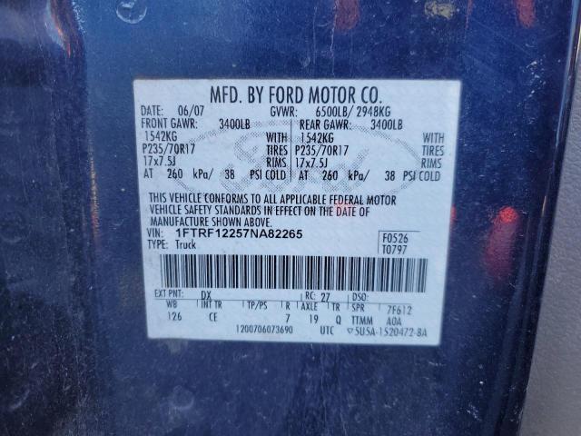 Photo 12 VIN: 1FTRF12257NA82265 - FORD ALL MODELS 