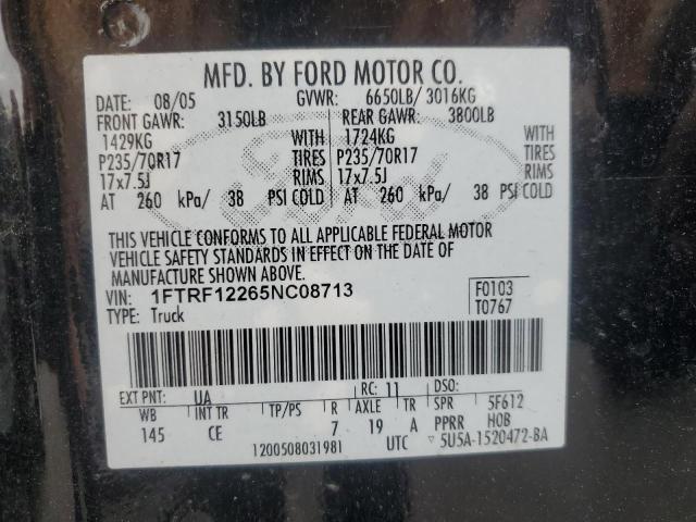 Photo 11 VIN: 1FTRF12265NC08713 - FORD F150 