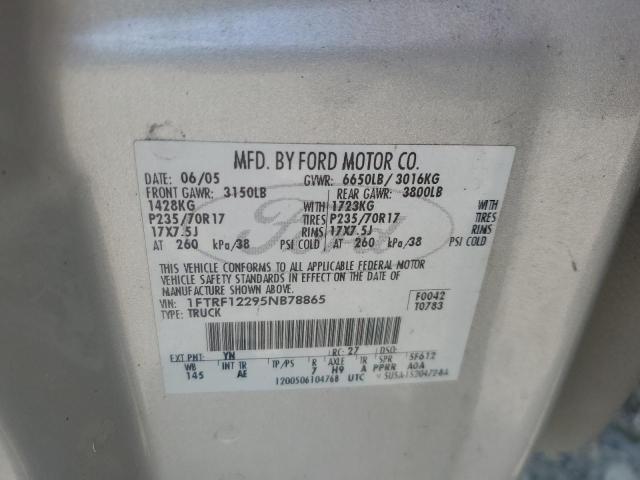 Photo 11 VIN: 1FTRF12295NB78865 - FORD F-150 